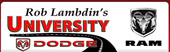 Rob Lambdin's University Dodge logo