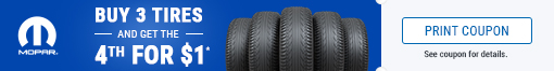 Buy 3 Tires Get the 4th for $1